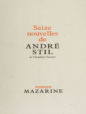 cover image of Seize nouvelles
